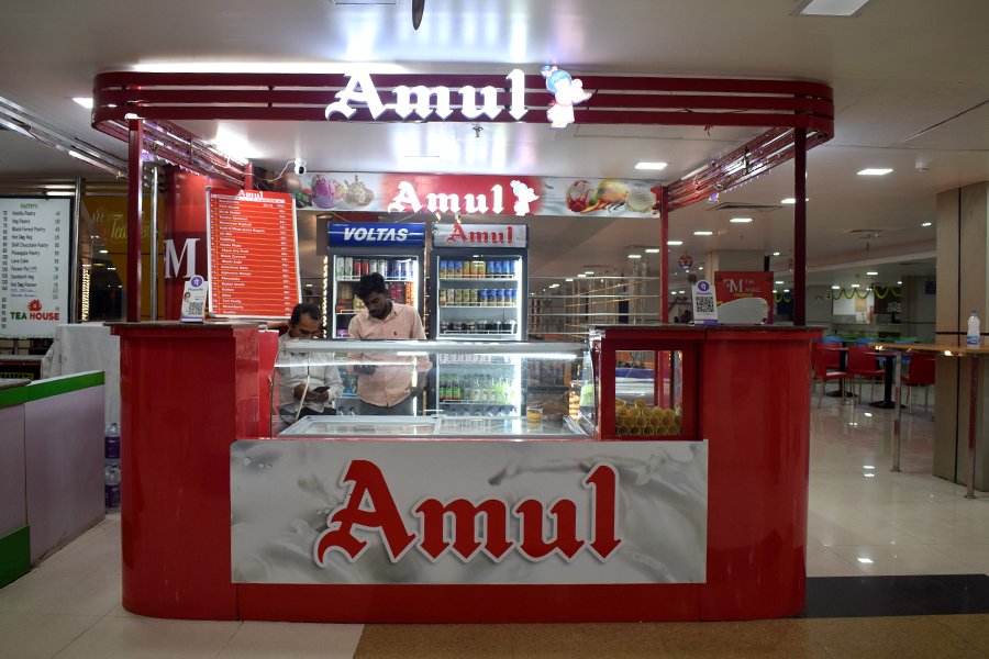 Amul Ice Cream in FM Mall